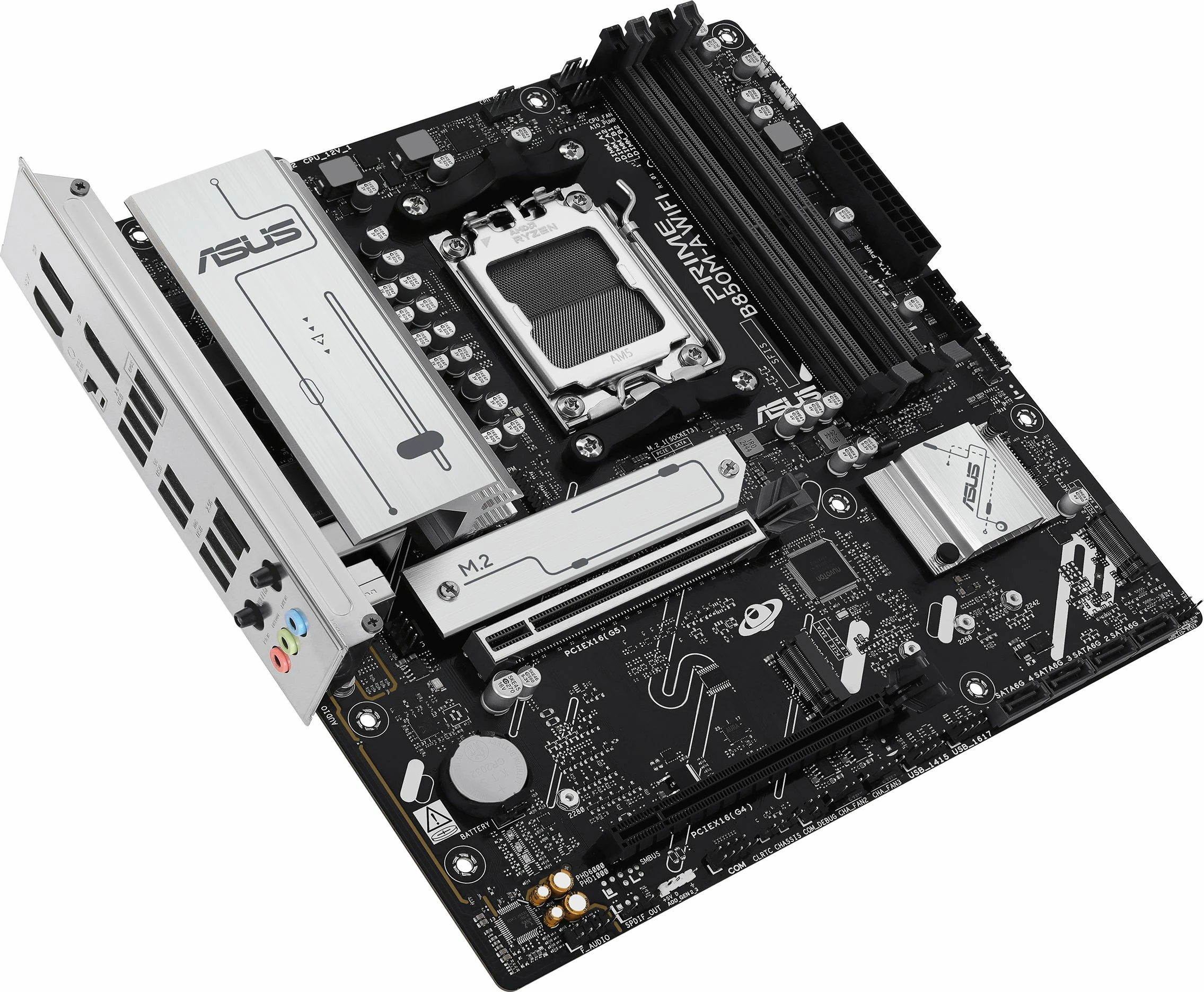 Pllakë amë Asus PRIME B850M-A WIFI AM5, Micro ATX, DDR5 deri 256GB, Wi‑Fi 6E