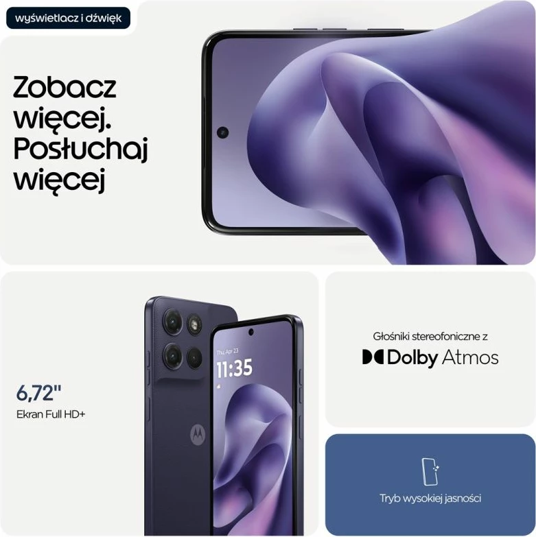 Telefon Motorola Moto G17 8/128GB, PANTONE Evening Blue