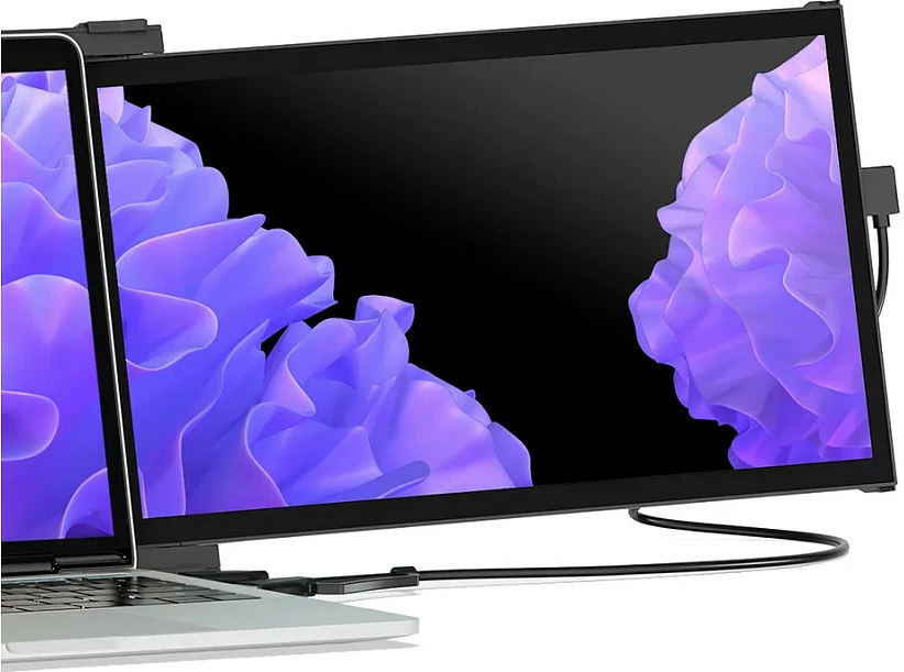 Monitor portativ Mobile Pixels Duex Plus DS 13.3" Full HD 1080p, USB-C/Mini HDMI, i zi