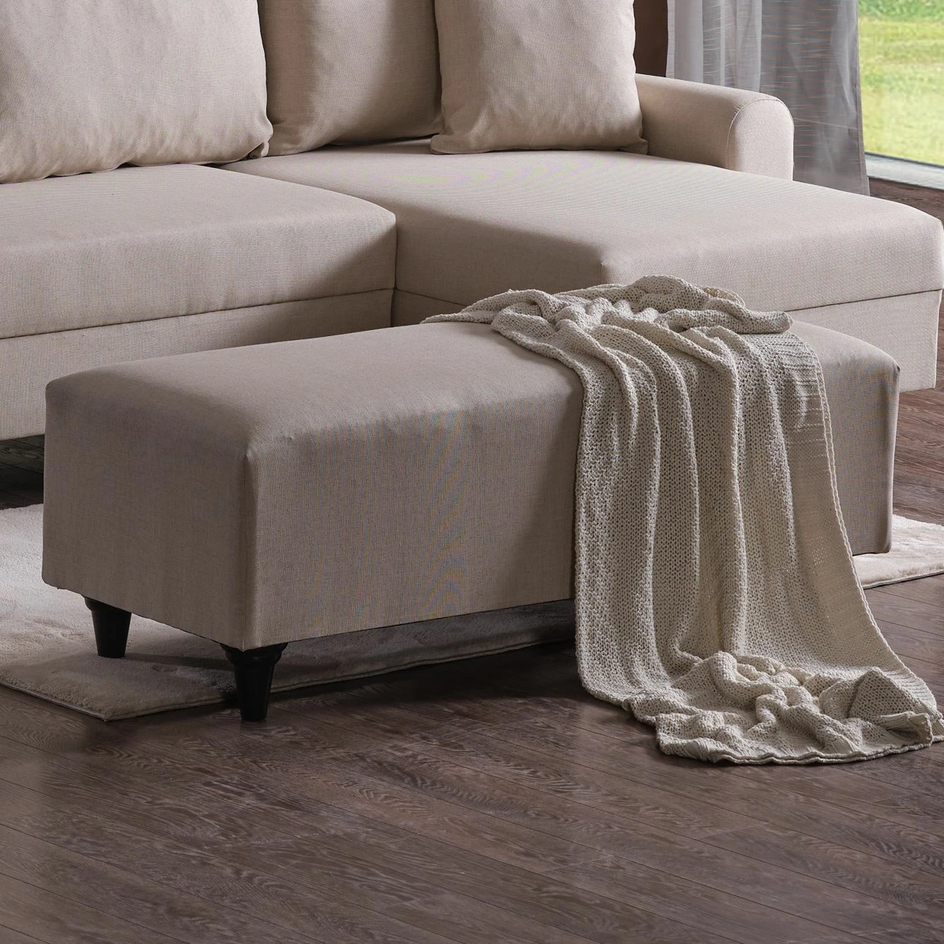 Kënd divan-krevat Flavia, bezhë, Atelier del Sofa