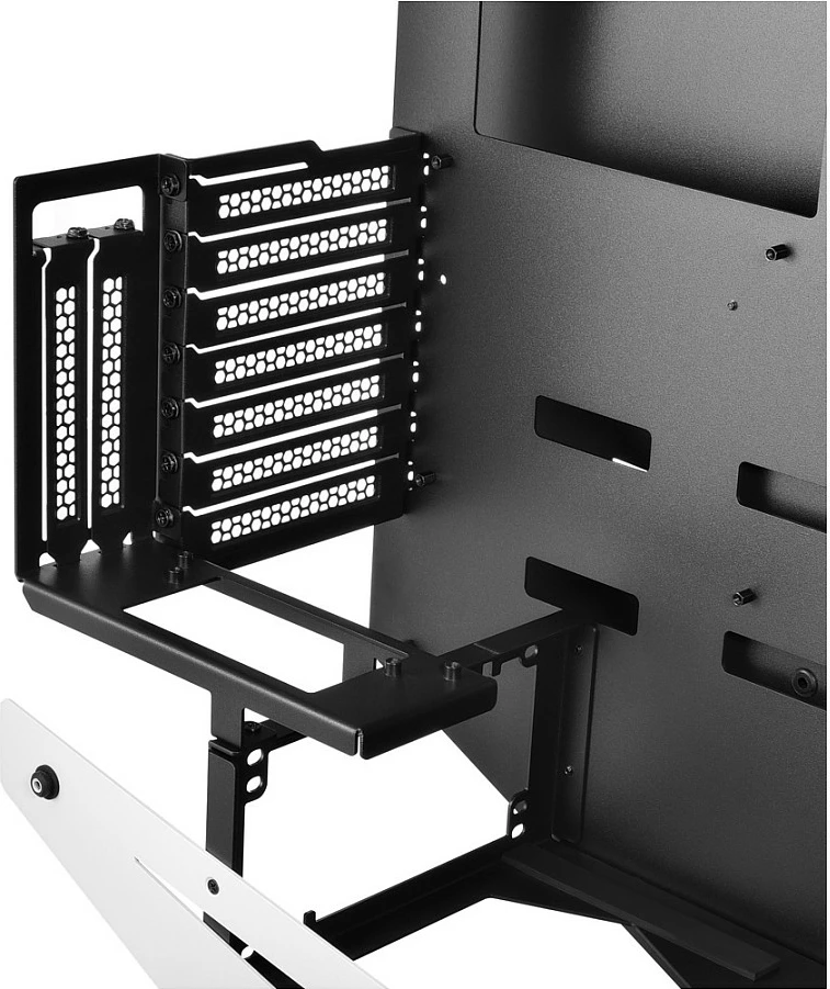 Kasë Sharkoon ELITE SHARK CA700, Tower ATX/micro ATX/Mini-ITX, RGB, xham i kalitur, bardh e zi