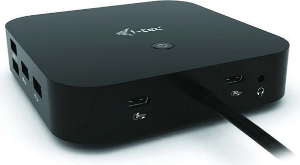Stacion docking I-Tec USB-C, HDMI + DisplayPort, LAN Gigabit, Power Delivery 100W, 2x 4K@60Hz, i zi