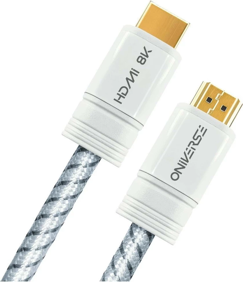 Kabëll HDMI Oniverse 1.8m, HDMI 2.1, bardhë