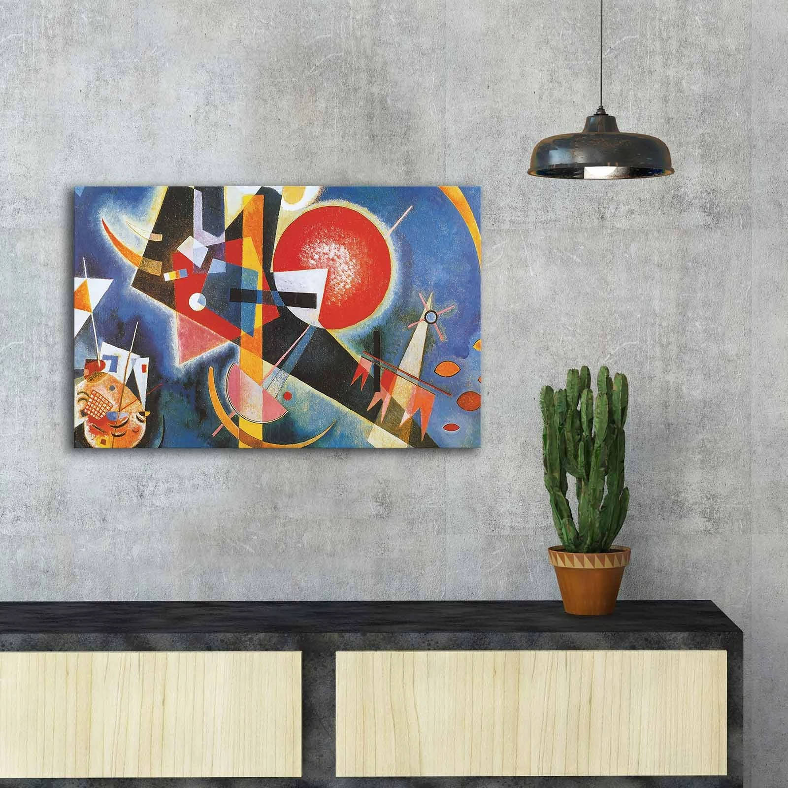 Pikturë dekorative në kanavacë, Wallity FAMOUSART-038, shumëngjyrëshe, 45x70cm