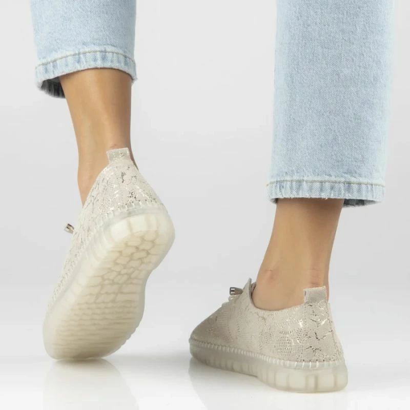 Këpucë lëkure Filippo DP7810, bezhë