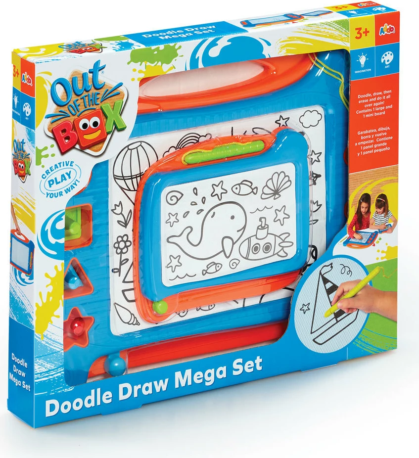 Tabelë për fëmijë Out of the Box Doodle Draw Mega Set