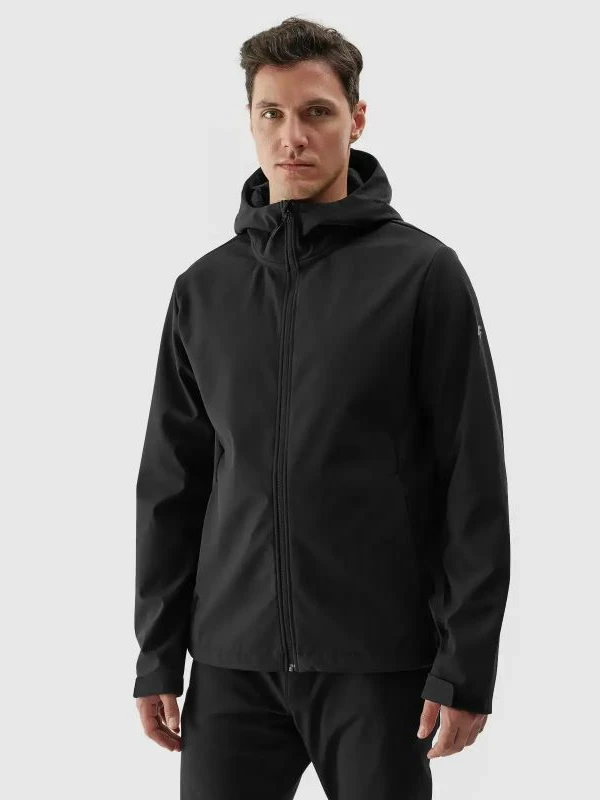 Jakne softshell për meshkuj 4F, e zezë