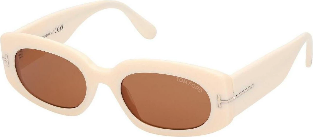 Syze dielli për femra Tom Ford CIELLE FT1187 25E, fildishi/kafe