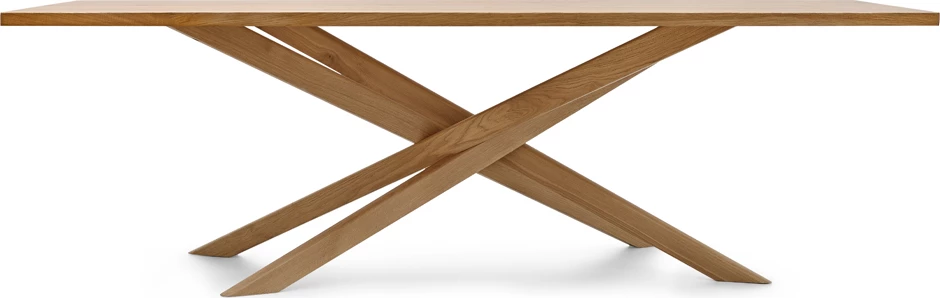 Tavolinë Stixis, ngjyrë natyrale, 200x95x76cm