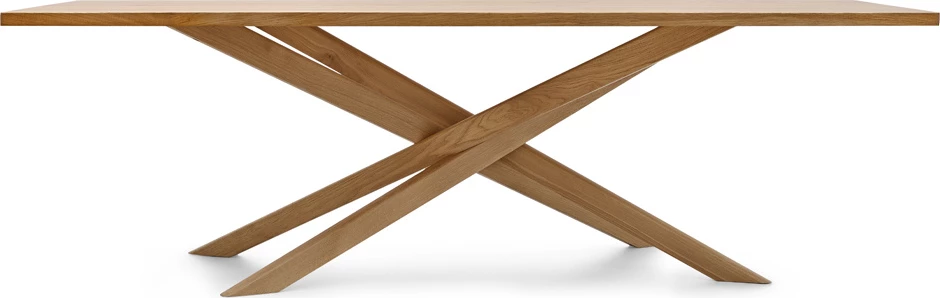 Tavolinë Stixis, ngjyrë natyrale, 200x95x76cm