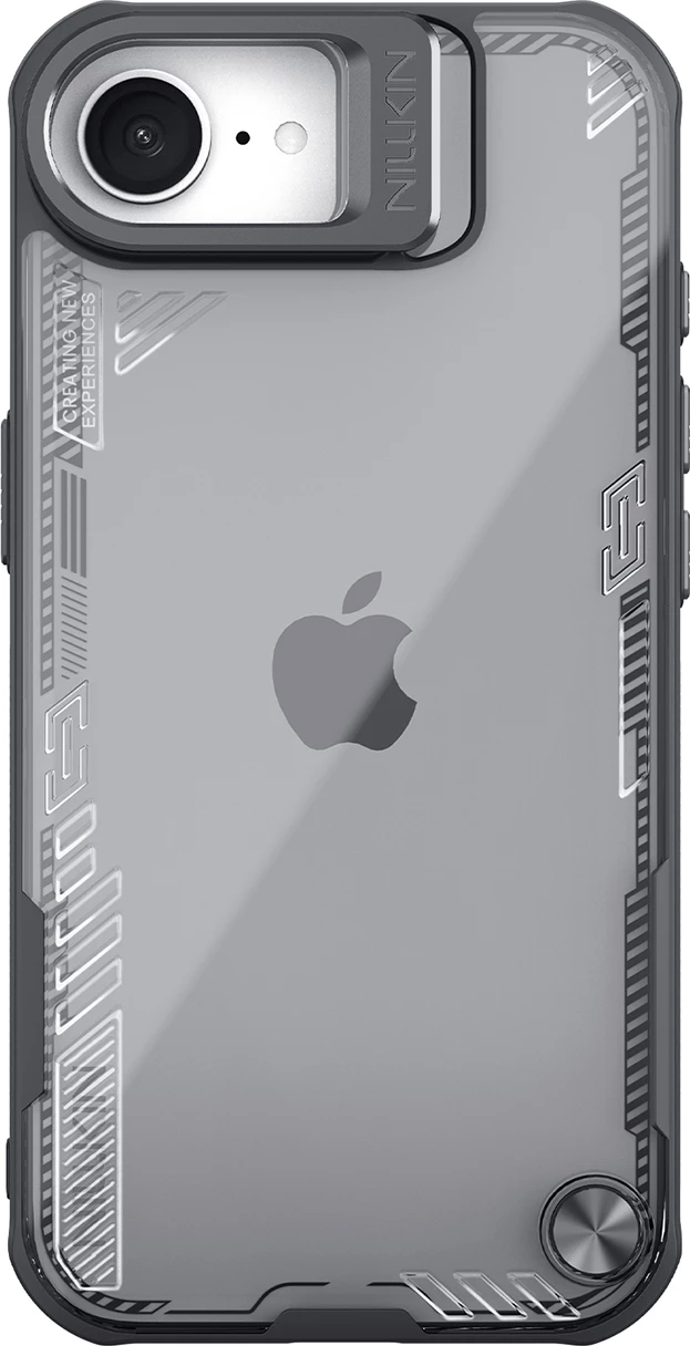 Mbështjellës Nillkin Iceblade Prop për iPhone 16e, me qëndrim, i zi