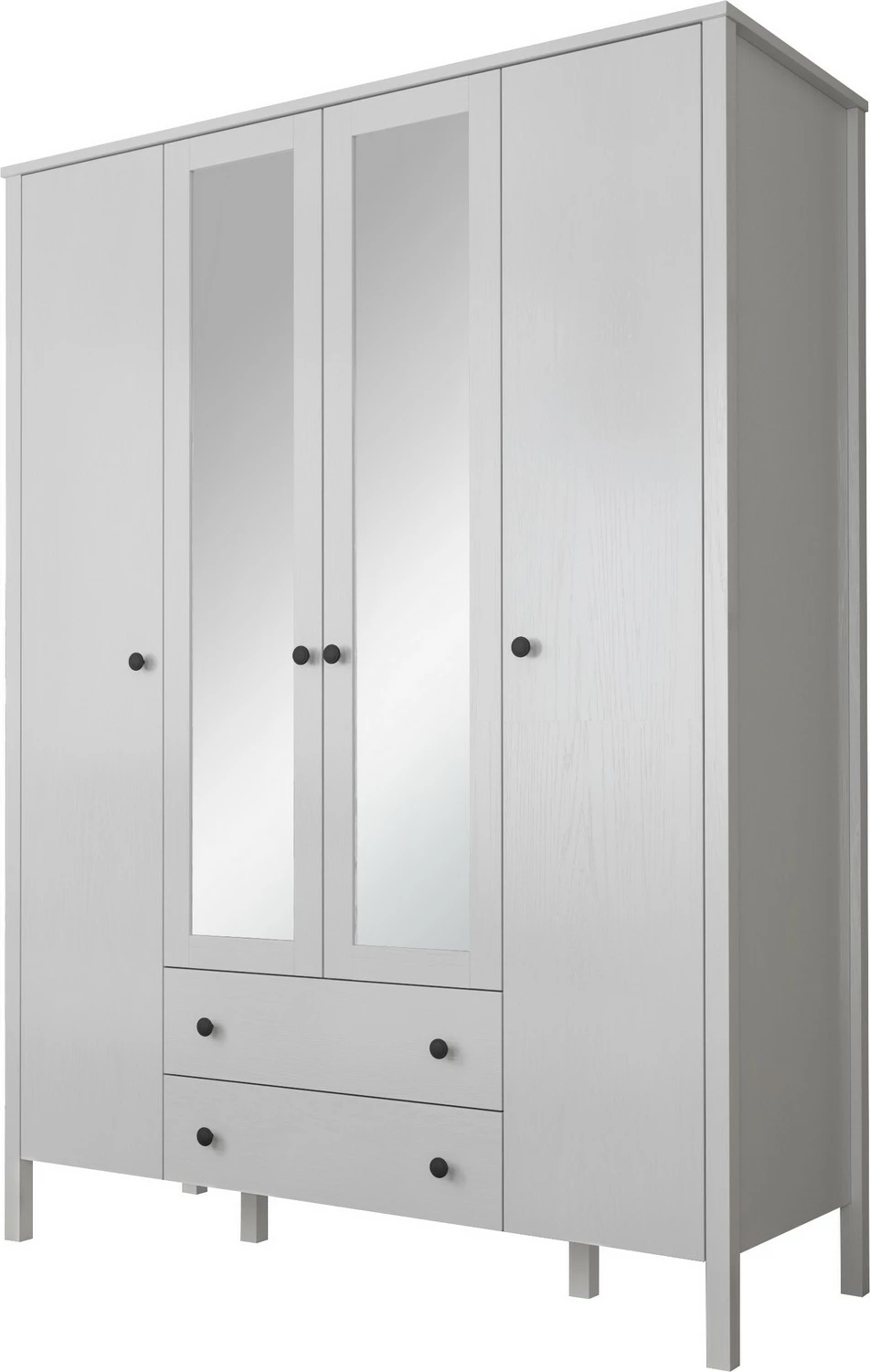 Dollap Hanah Home, FRN-20012, ngjyrë druri dhe e bardhë