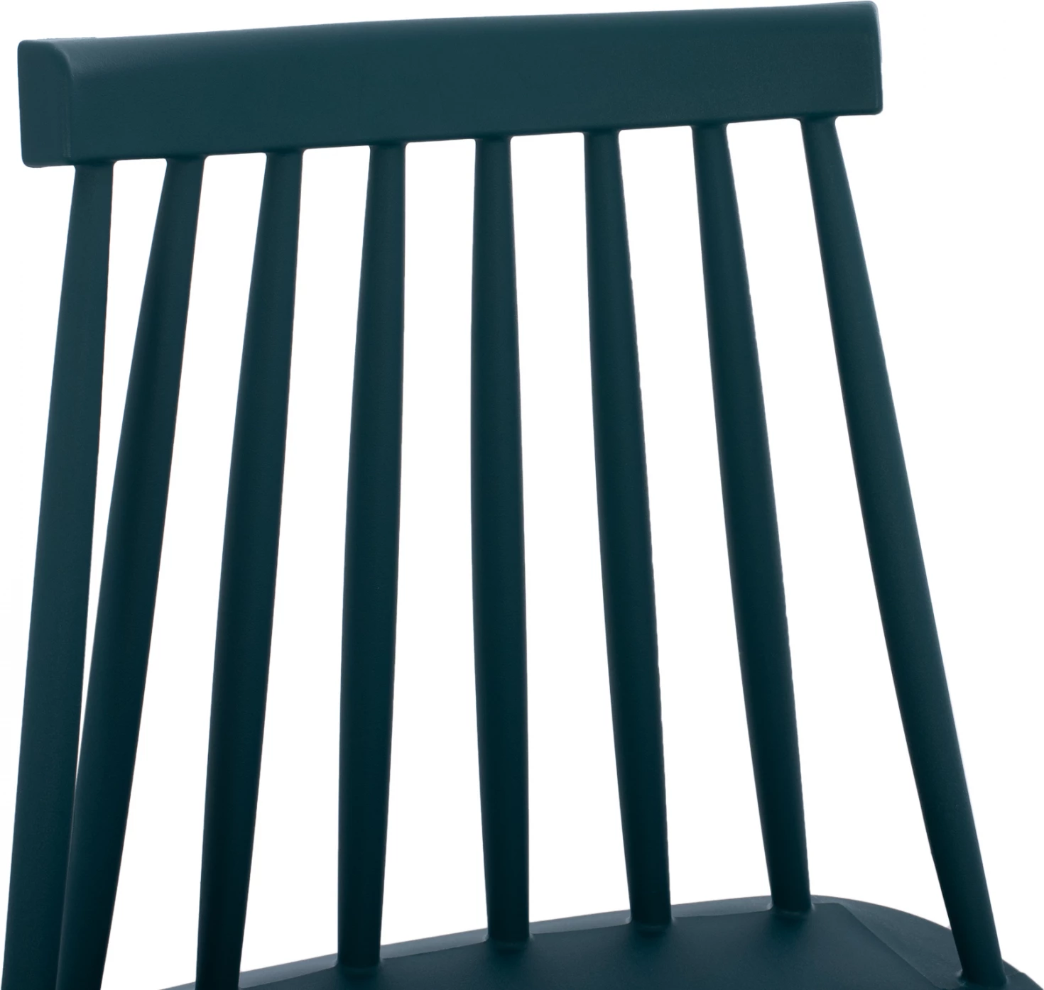 Karrige ngrënieje Vanessa blu me këmbë metalike 43x41x82,5 cm., set prej 4 copë