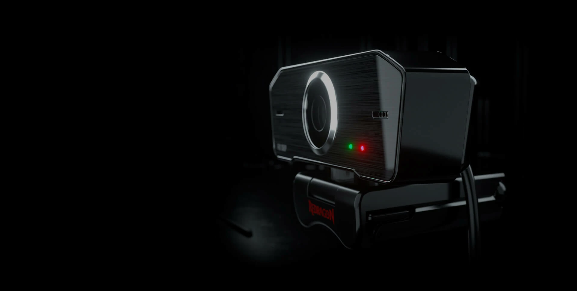Kamerë online Redragon Hitman GW800 FHD 1080p 30fps, mikrofon stereo, rotacion 360°, e zezë