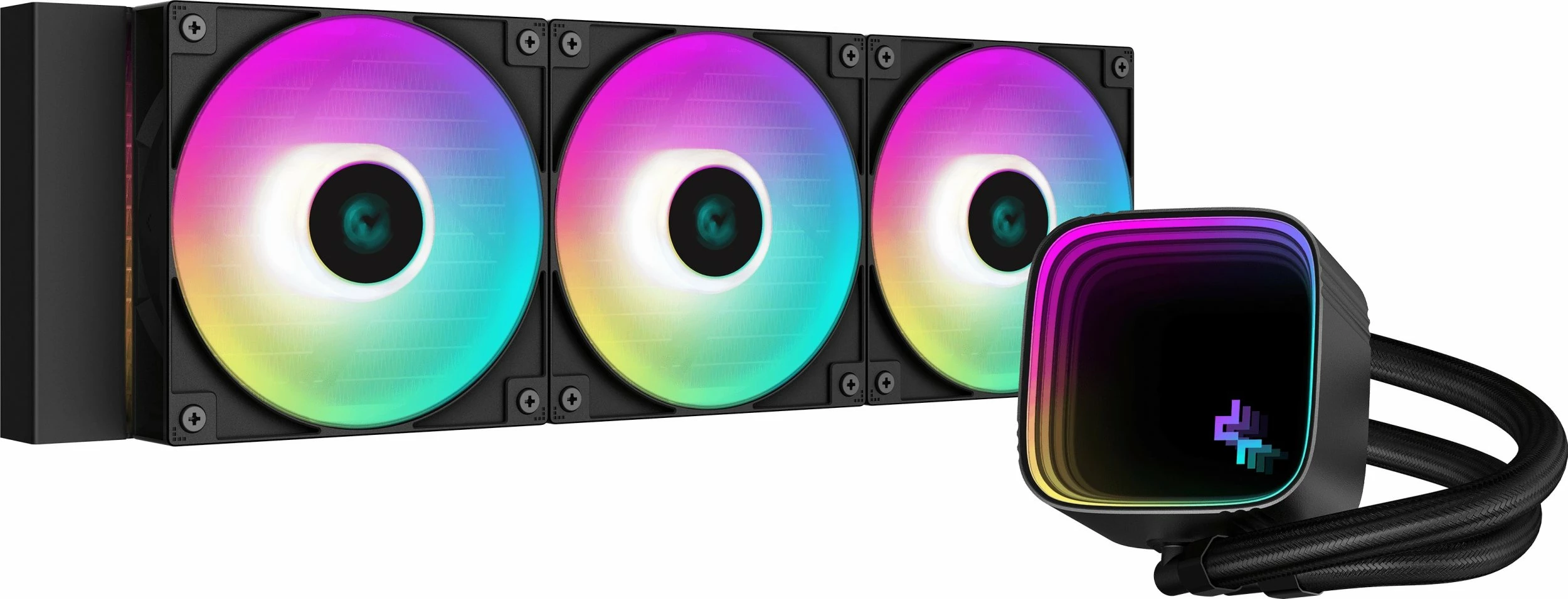 Ftohës uji AIO për CPU Deepcool LS720 SE 360mm ARGB, i zi