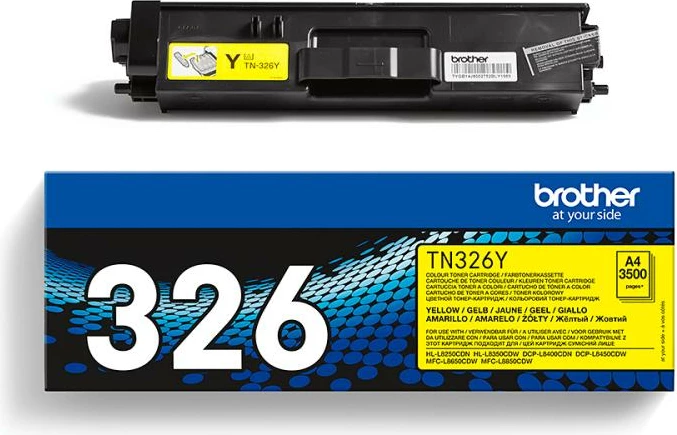 Toner Brother TN-326Y rendiment 3.5k origjinal, e verdhë
