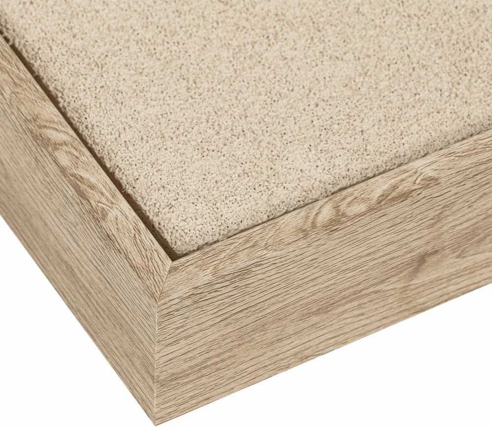 Pikturë dekorative Meadow A, kornizë druri natyral, kanavacë, kafe-bezhë, 60x80x3.2cm