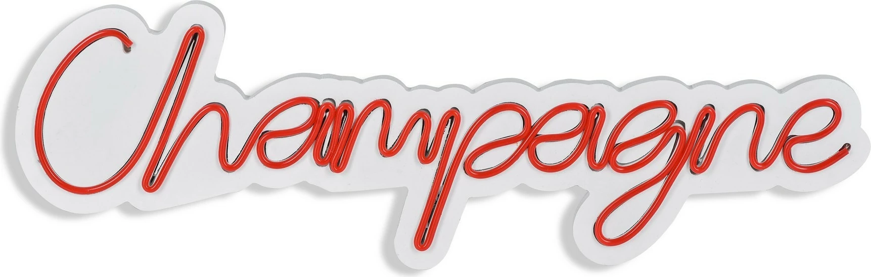 Dekor dritash LED plastike, ngjyrë e kuqe, Champagne