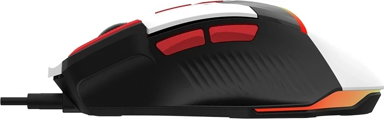 Maus gaming Tracer GameZone Spectra, USB e lidhur, 7200 DPI, RGB, e bardhë