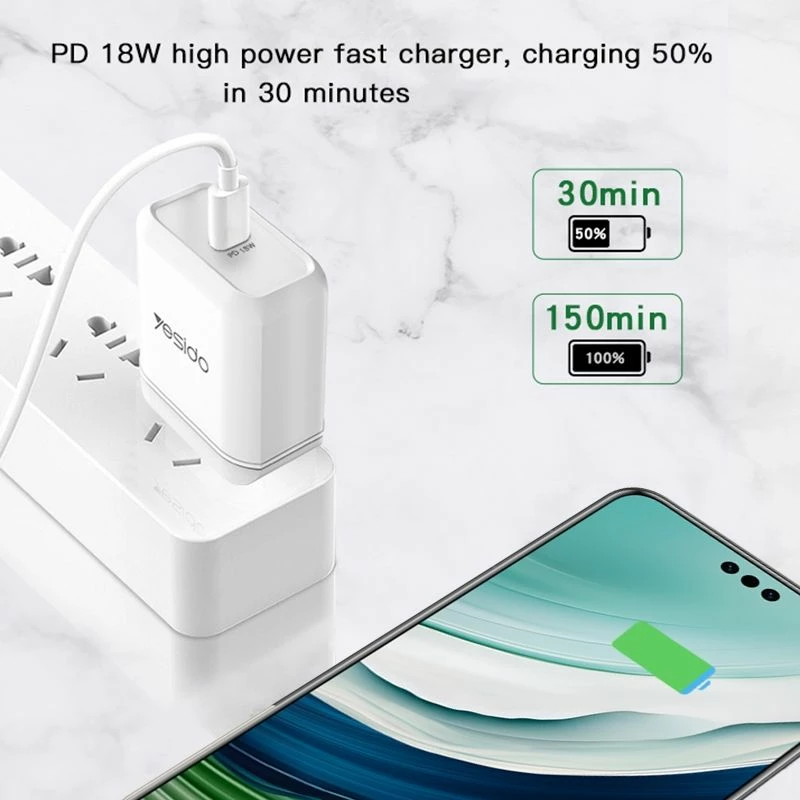 Mbushes Telefoni 230v Type-c 18w