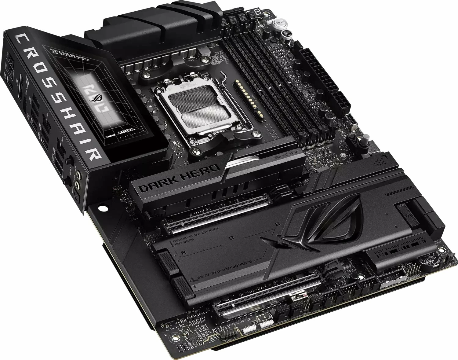 Pllakë amë Asus ROG Crosshair X870E Dark Hero, ATX, DDR5 deri 256GB, WiFi 7/Bluetooth, e zezë