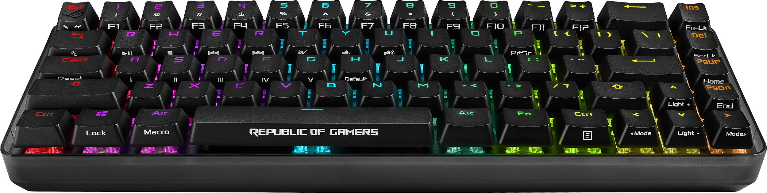 Tastierë gaming ASUS ROG Falchion NX, mekanike 65%, AZERTY FR, RGB, wireless/USB-C, e zezë