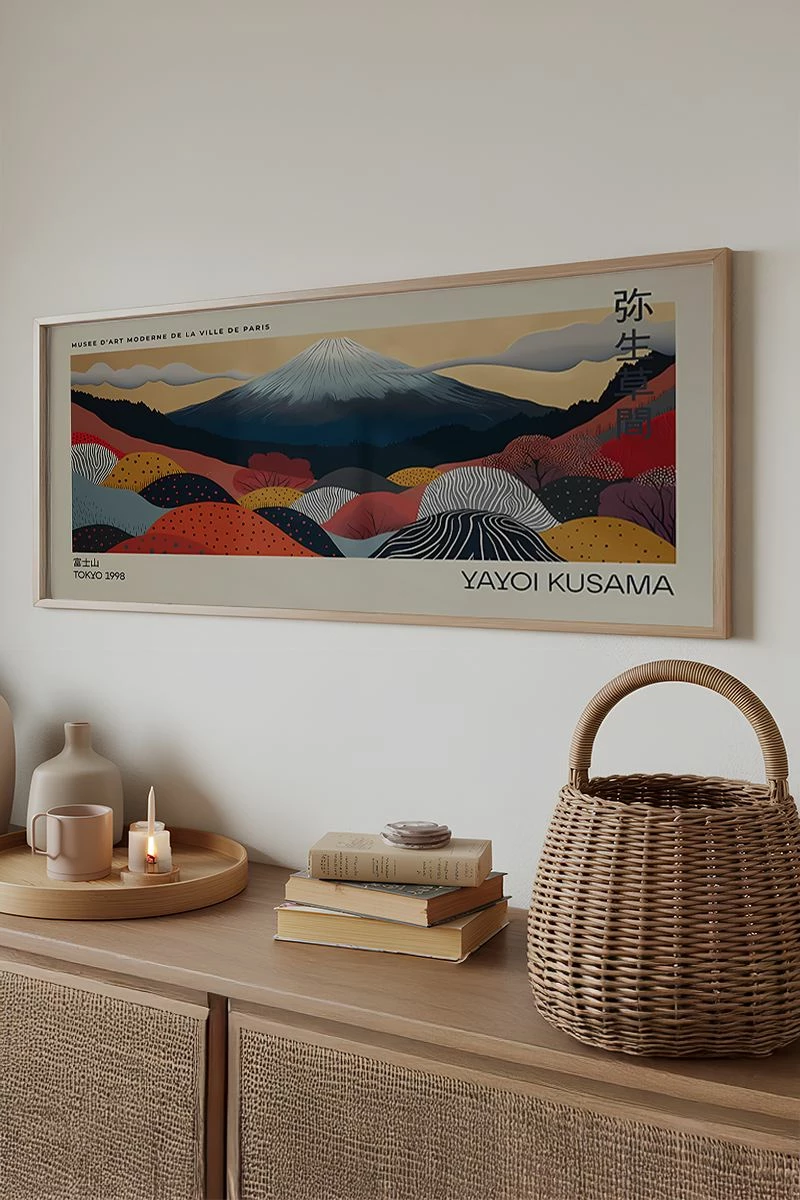 Pikturë dekorative me kornizë, shumëngjyrëshe, Wallity, Artsmdfyty23-50120, 50x120cm
