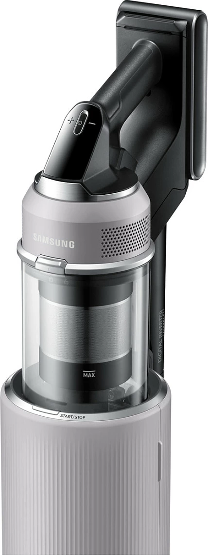 Fshesë me korrent 2-në-1 Samsung VS80F28ELP, pa qese, 0.5 L, bateri Li-Ion, Pebble Gray