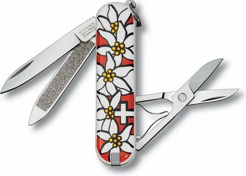 Thikë xhepi Victorinox me dizajn me lula "Classic" 