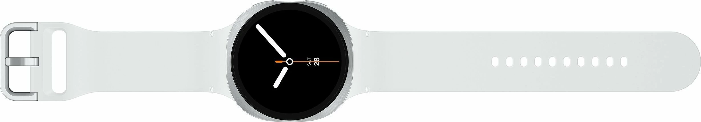 Smartwatch Samsung Galaxy Watch 8 SM-L325FZSAEUE, 40mm LTE 32GB, argjendtë me rrip të bardhë