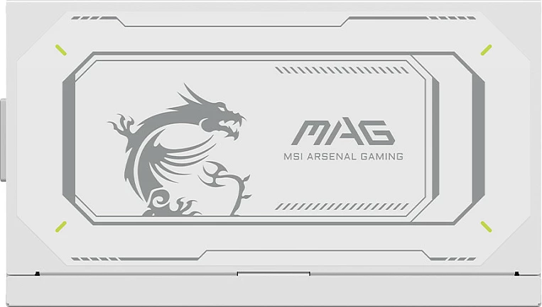 Furnizues rryme MSI MAG A1000GL PCIE5, 1000W, 80 Plus Gold, Fully-Modular, ATX 3.1, White