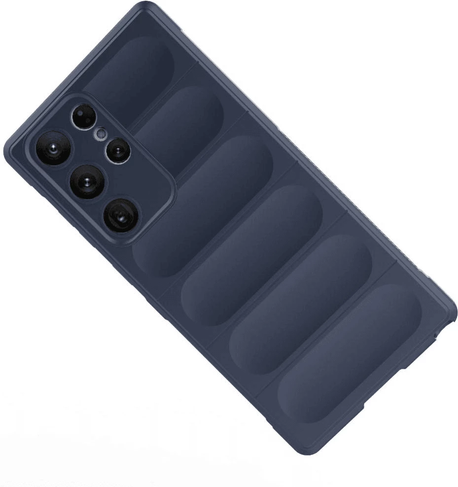 Mbështjellës silikoni ONASI Wave për Samsung Galaxy S23 Ultra 5G, blu