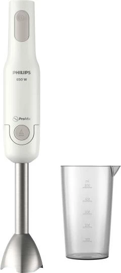Blender dore, Philips HR2534/00 Daily Collection ProMix 650 W, bardhë, set me gotë matëse