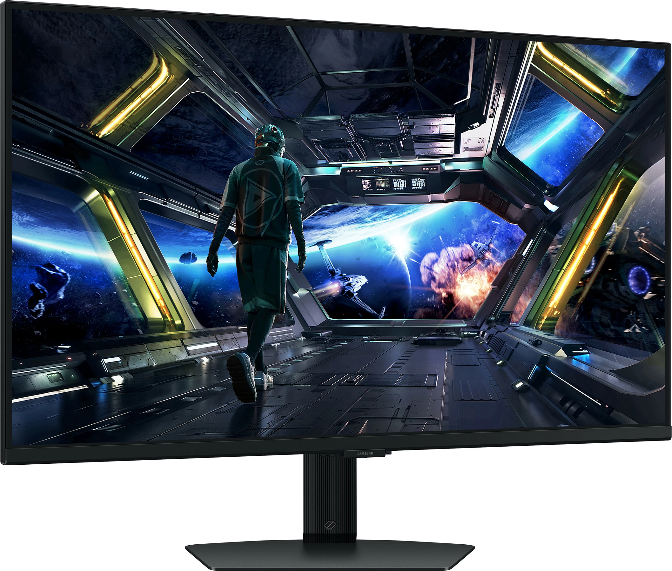Monitor Samsung Odyssey G7 G70F S27FG702EU, 27", 4K UHD, FreeSync Premium, e zezë