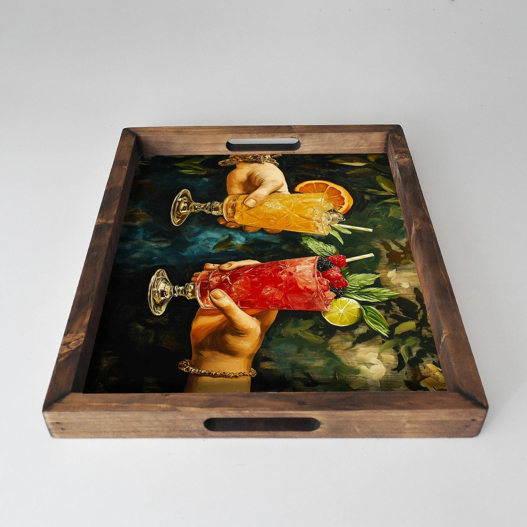 Tabaka druri, shumëngjyrëshe, Evila Originals, REF039, 48x38x4 cm