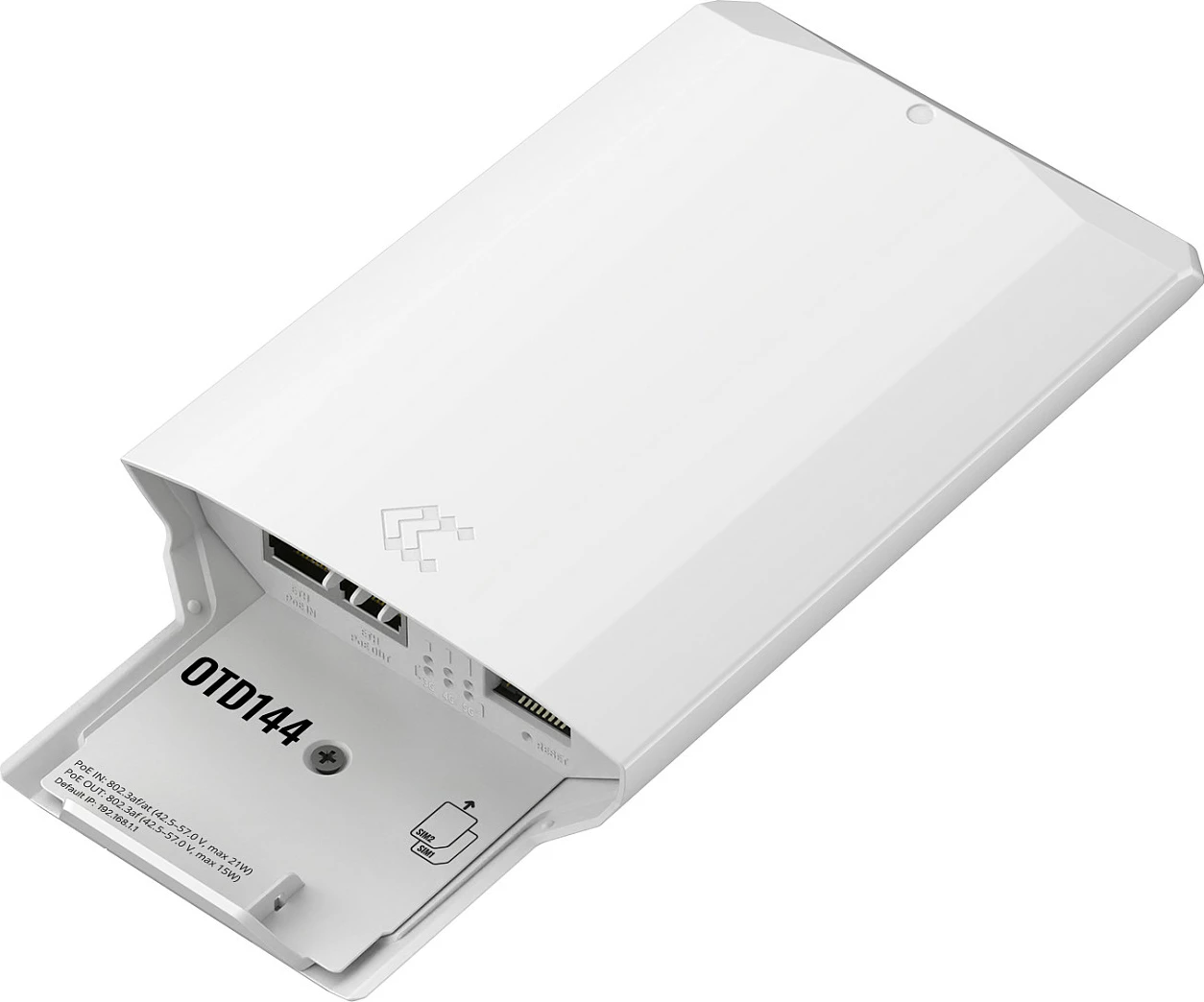 Router outdoor Teltonika OTD144, LTE/4G Cat 4, Wi‑Fi, 2x LAN, i bardhë