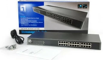 Switch LevelOne FSW-2450, 24 porte, Fast Ethernet, i pa menaxhuar
