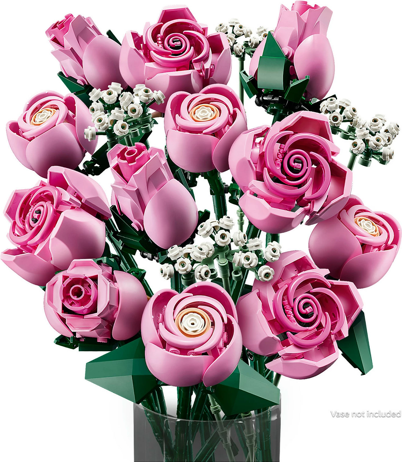 Set ndërtimi LEGO Botanicals 10374 Buqetë Trëndafilash Roze, 789 copë, 18+, multikolor