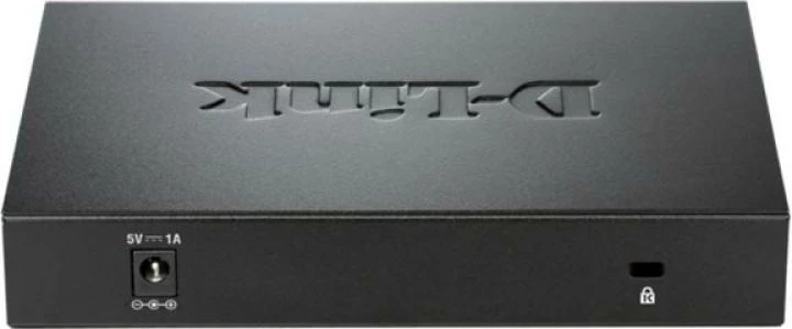 Switch D-Link DGS-108 8 porta Gigabit 10/100/1000, kasë metalike, pa ventilator, i zi