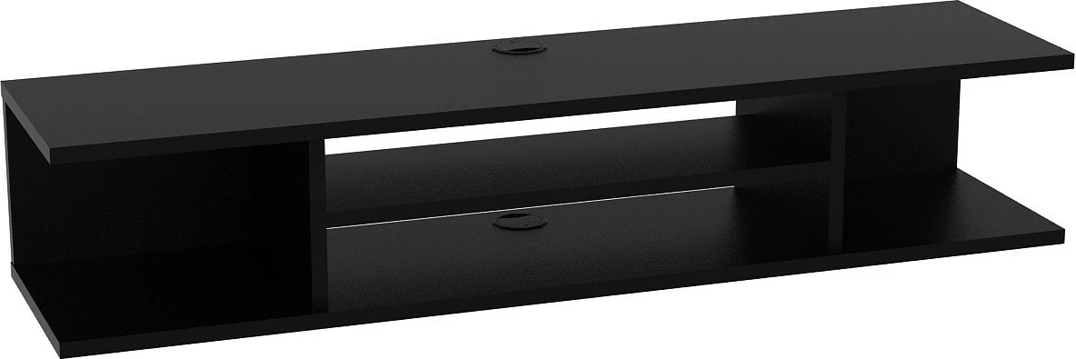 Komodinë TV Skye Decor, Pivot, e zezë