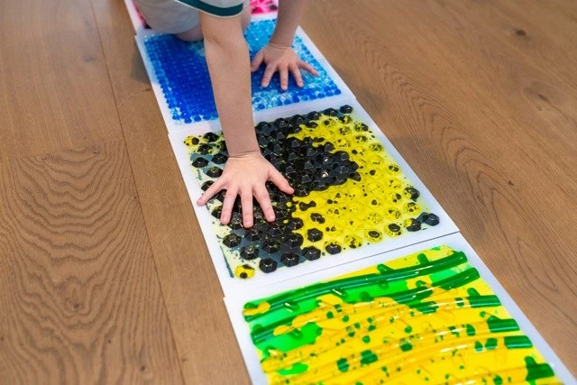 Set pllaka senzoriale Tullo, 6 copë, ngjyra të përziera