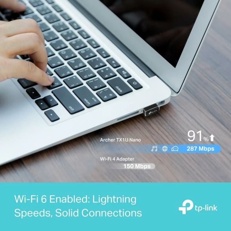 Adapter Wi‑Fi USB nano, TP-Link Archer TX1U Nano