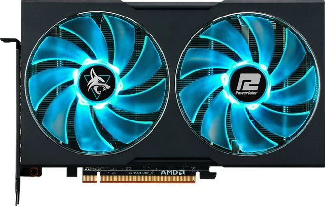 Kartelë grafike PowerColor Hellhound RX 7600, 8 GB, GDDR6, PCI Express 4.0, e zezë