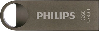 USB memorje Philips FM32FD165B, 32GB, USB-A 3.2 Gen 1, capless, gri