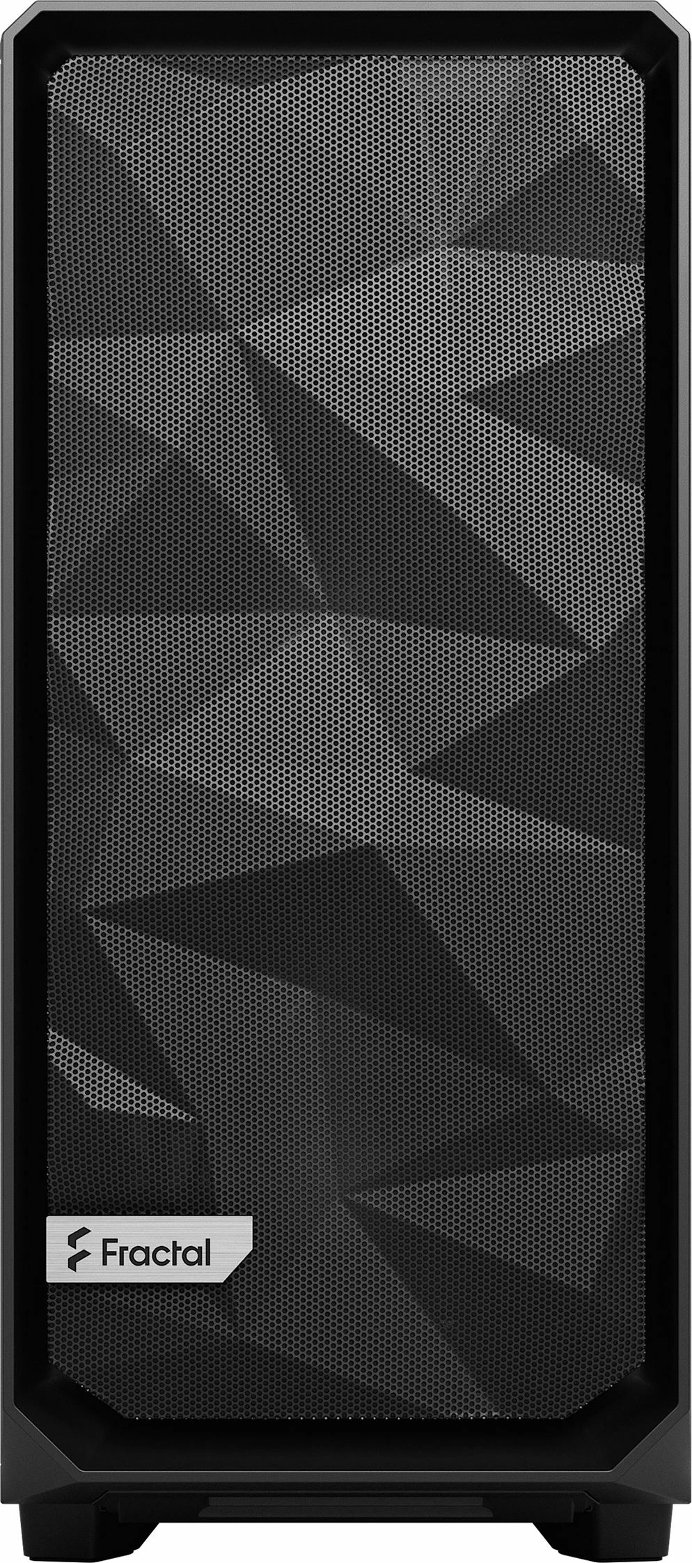 Kasë Fractal Design Meshify 2 Compact Solid FD-C-MES2C-01, Midi Tower ATX, pa dritare, e zezë