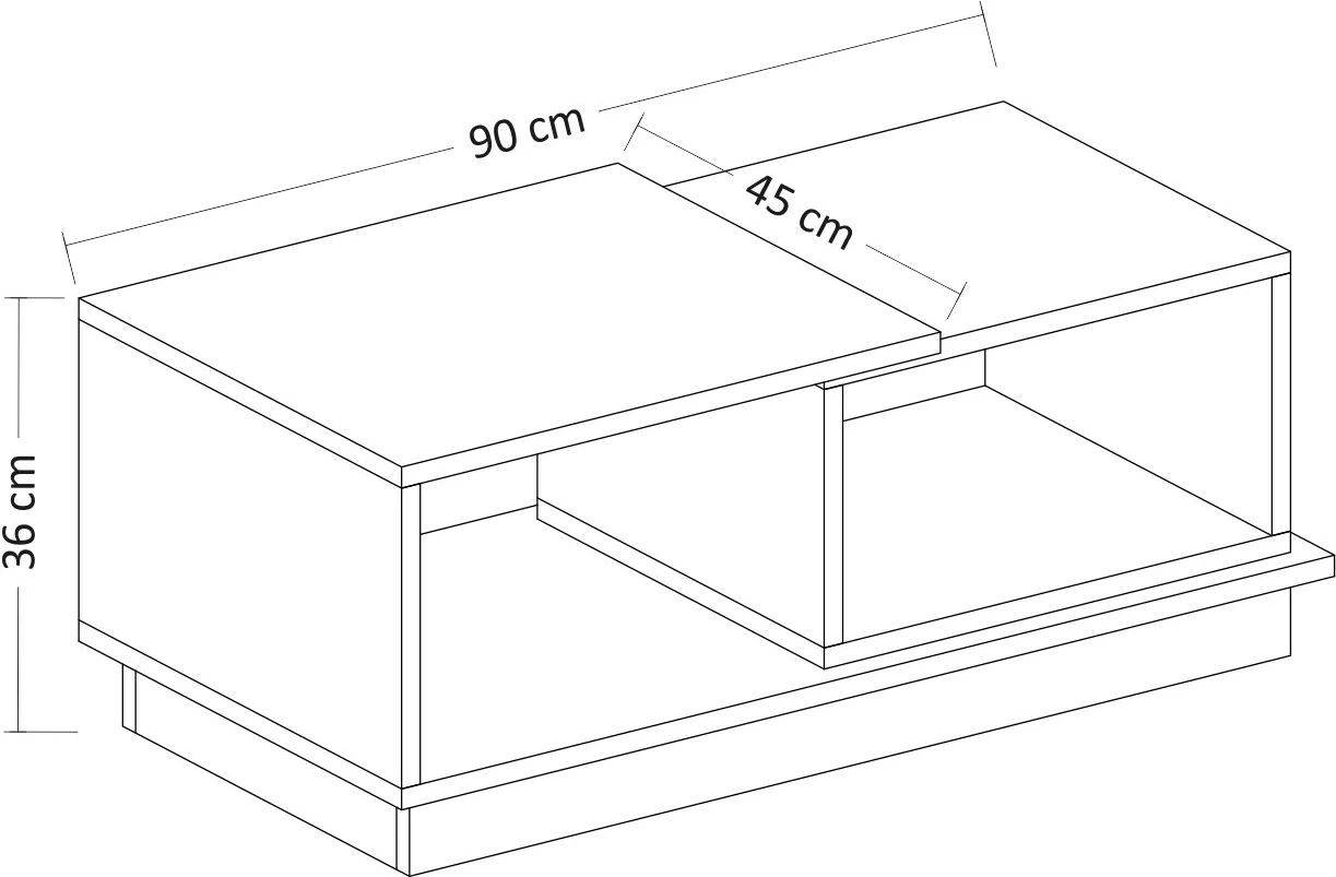 Set mobiljesh për dhomë dite Hanah Home, Valentina, e bardhë dhe safir