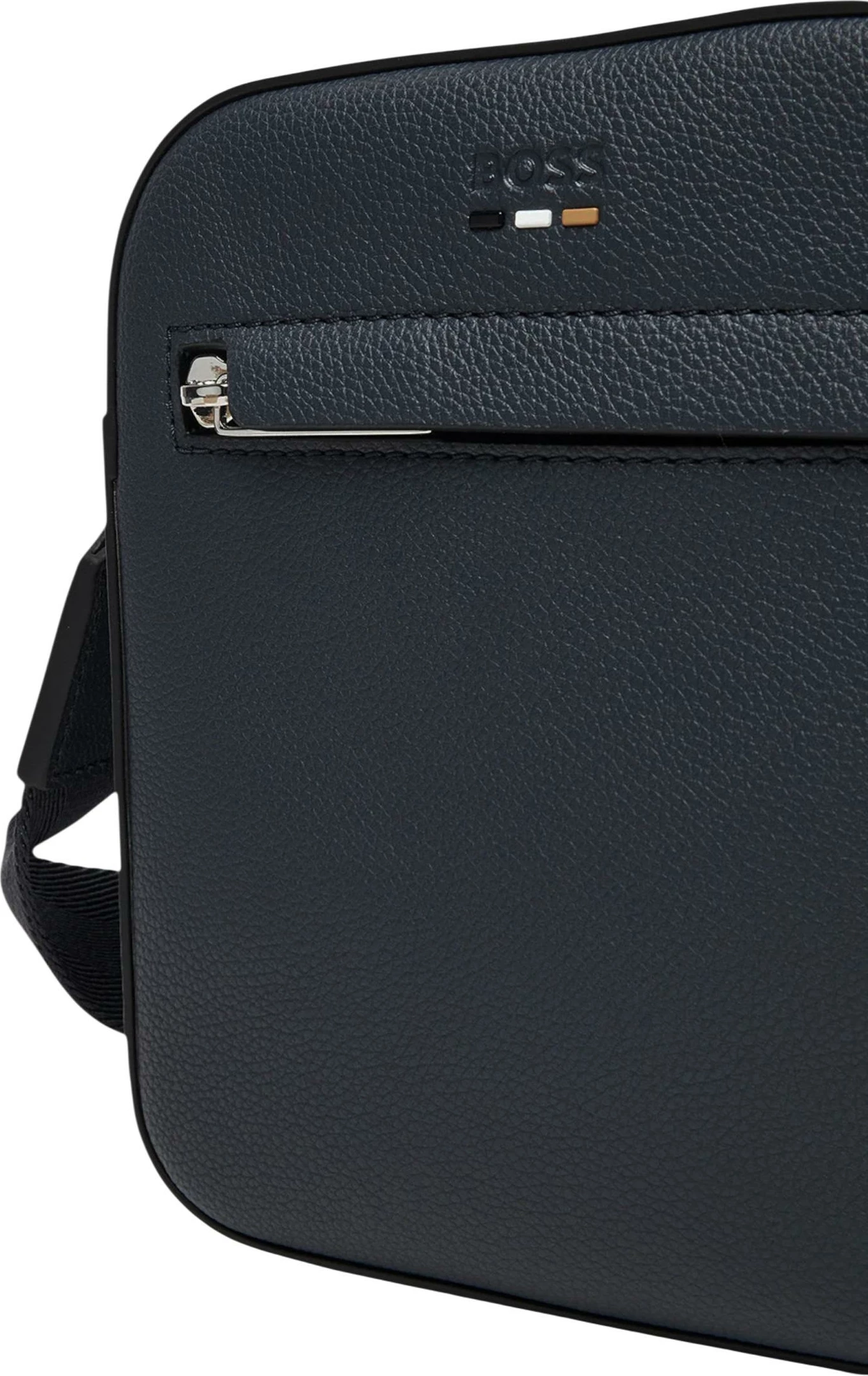 Çantë crossbody për meshkuj BOSS Ray_NS zip N. 10263216 01, blu e errët