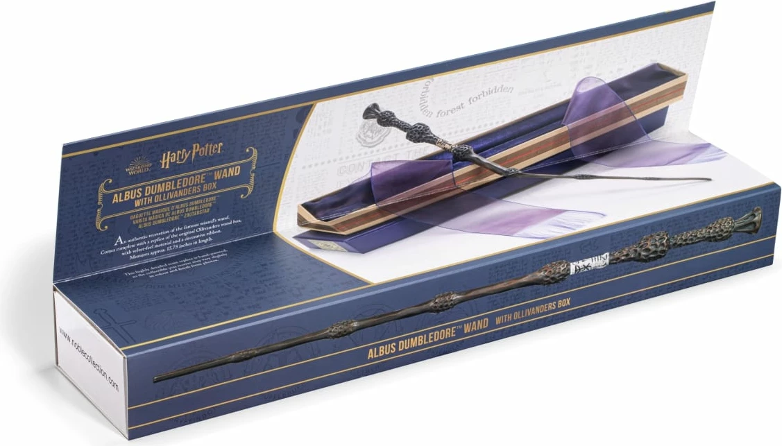 Shkop magjik koleksionues NOBLE COLLECTION Harry Potter Dumbledore (Elder Wand) 40 cm, me kuti Ollivanders