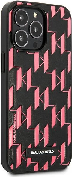 Mbështjellës Karl Lagerfeld Monogram Plaque për iPhone 13 Pro Max 6.7", Rozë
