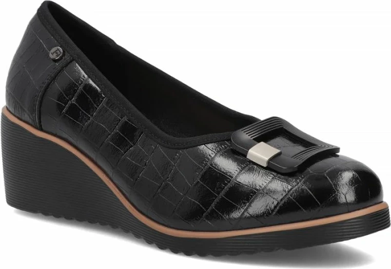 Këpucë me take Filippo DP7661/26, të zeza